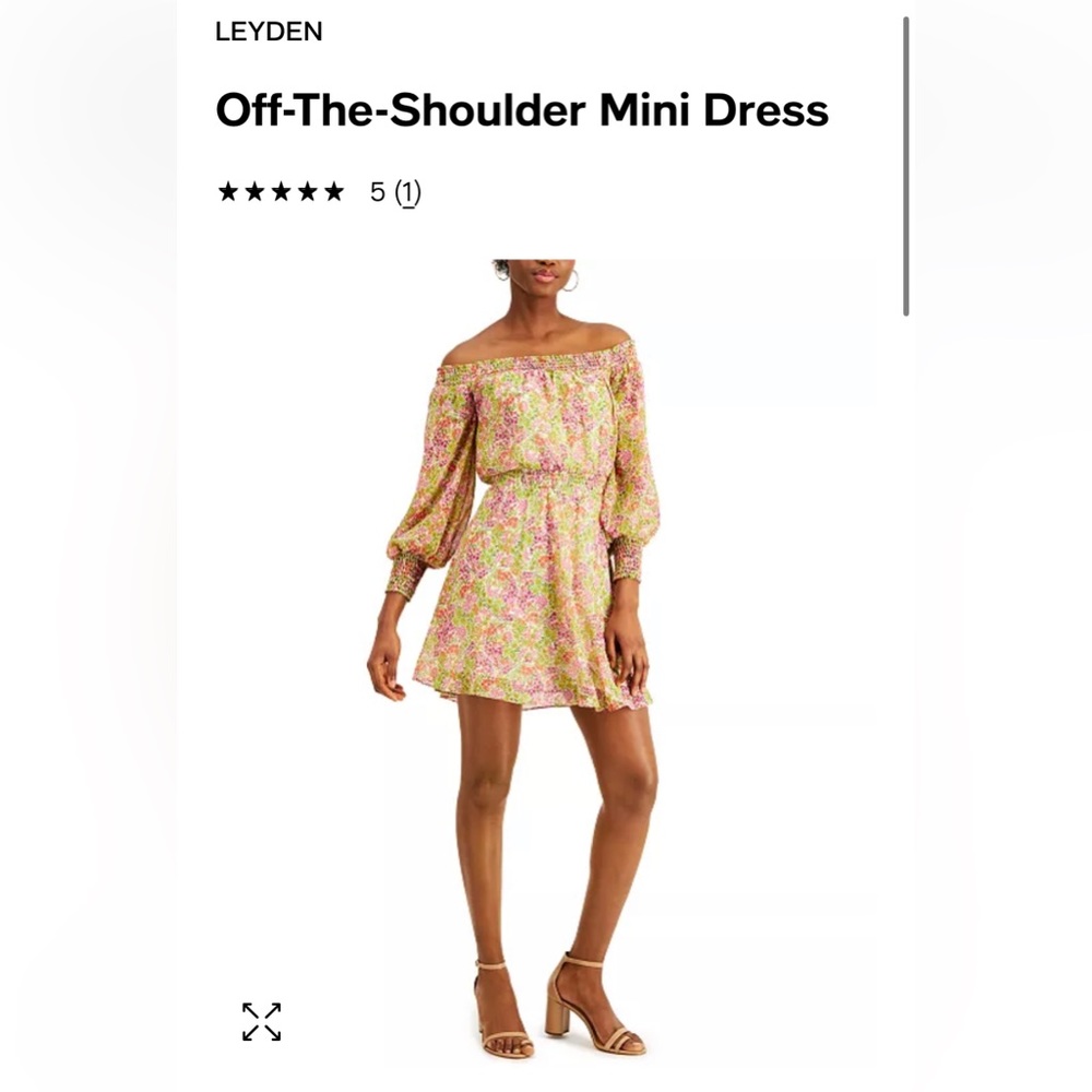 Leyden Off-Shoulder Mini Dress